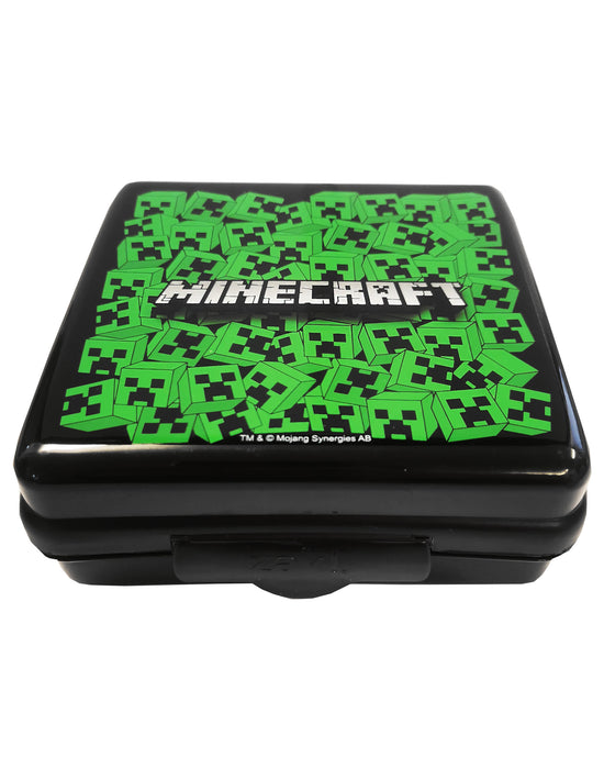 Minecraft Lenticular Creeper Lunch Bag Set (Lunch Bag, Water Bottle, Snack Pot)