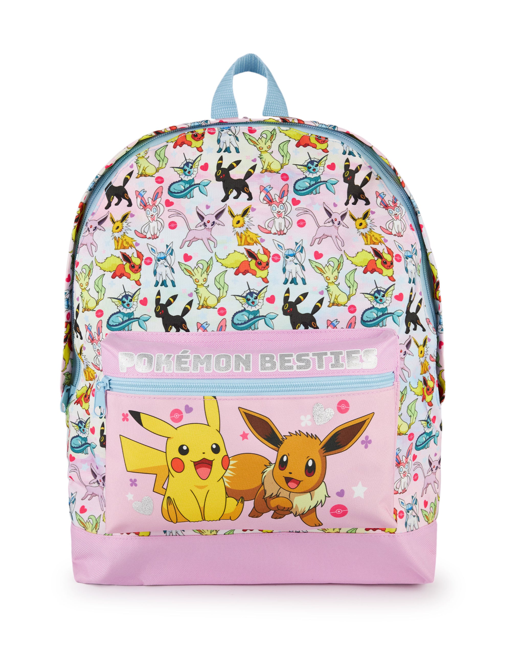 Pokémon Pikachu Eevee Besties Glitter Girl's Backpack — Vanilla Underground