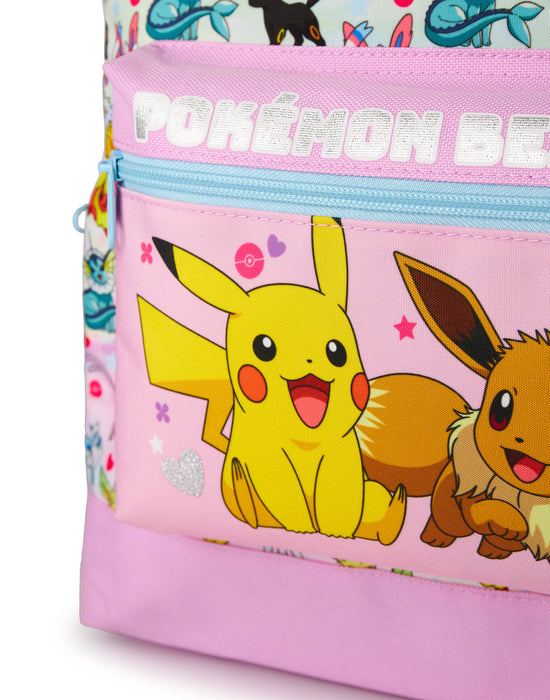 Pokémon Pikachu Eevee Besties Glitter Girl's Backpack