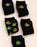 Teenage Mutant Ninja Turtles Mens Black Calf Socks Set of 5