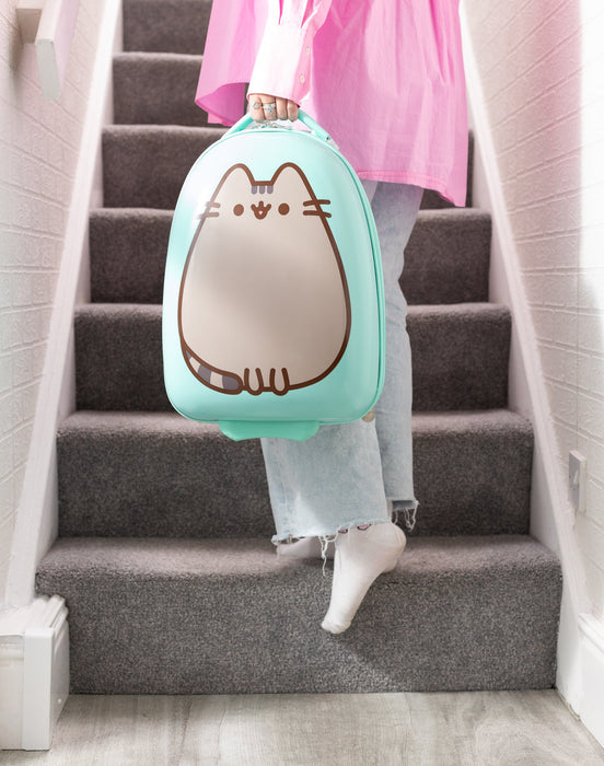 Pusheen Girls Green Small Suitcase Vanilla Underground