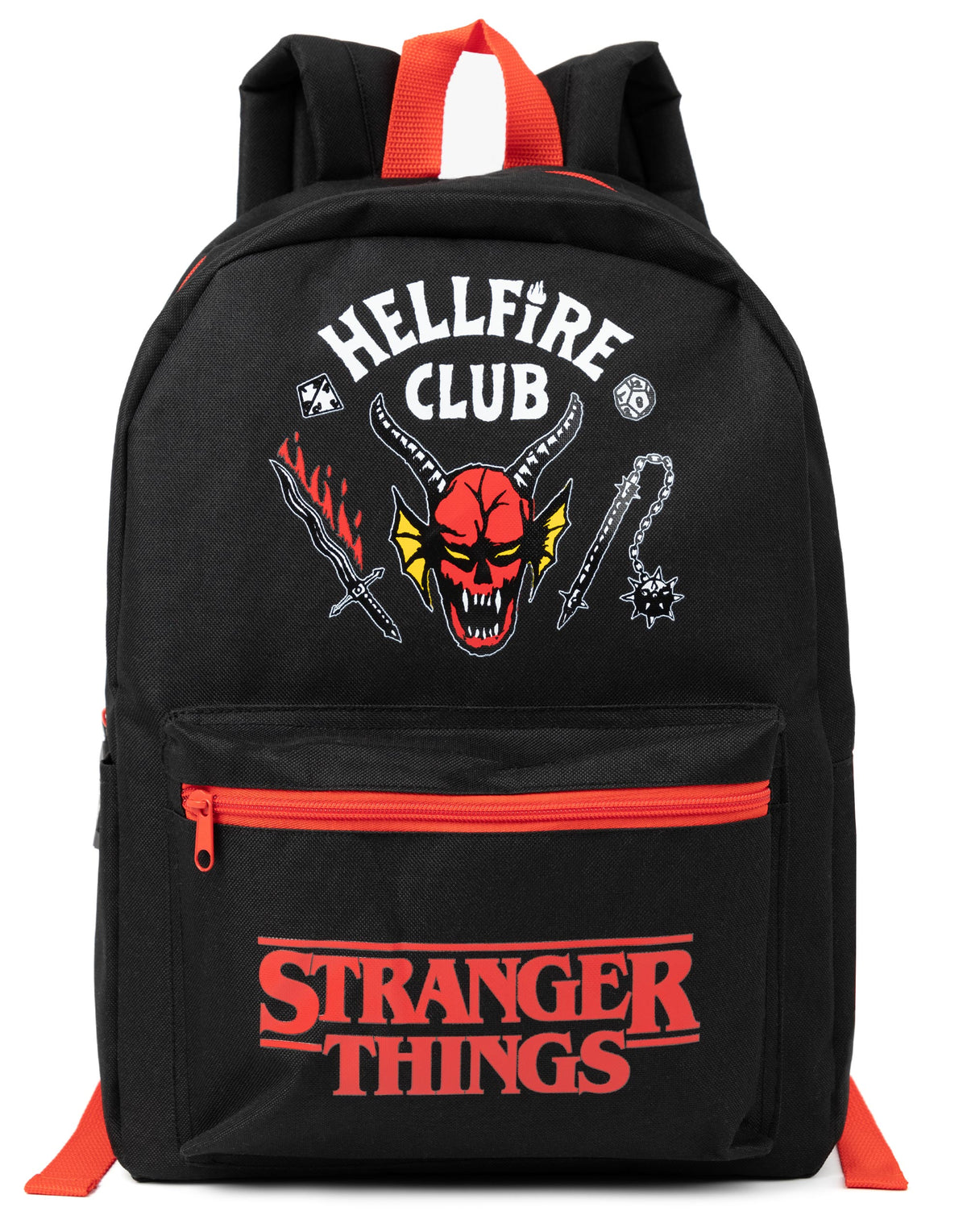 Stranger Things Kids Black Hellfire Club Backpack — Vanilla Underground