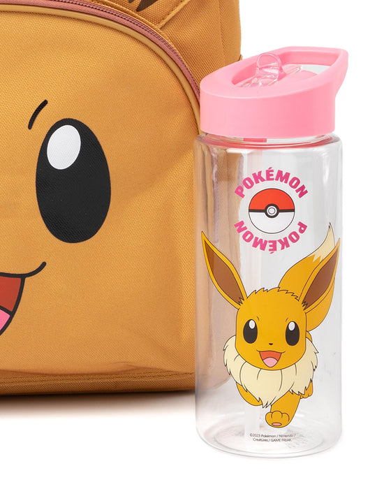 Pokemon Lunch Bag 5 Piece (Food Bag Water Bottle 3 Snack Pots) One Size