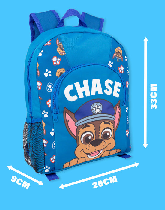 PAW Patrol Kids Boys Blue Chase Backpack