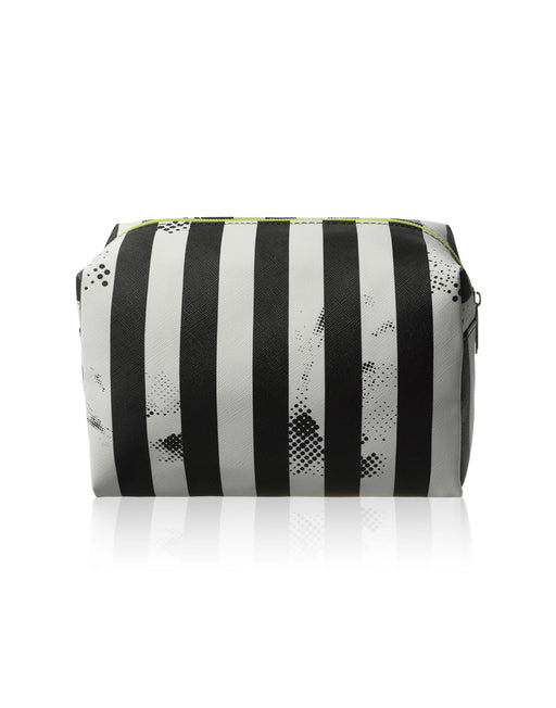 Beetlejuice Stripey Logo Womens Multicoloured Makeup Bag