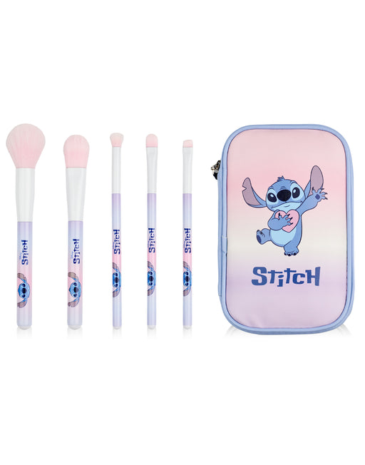 Disney Stitch Womens Multicoloured Makeup Brush Set