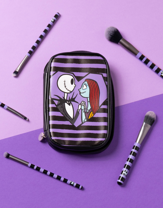 Disney The Nightmare Before Christmas Jack And Sally Makeup Brush Set