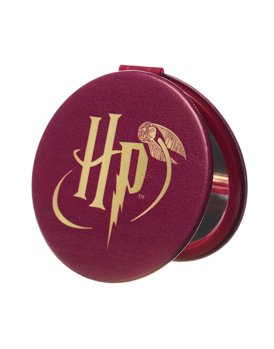 Harry Potter Golden Snitch Womens Red Makeup Bag and Mirror