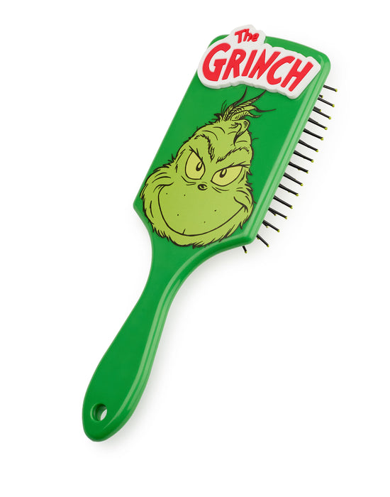 The Grinch Character Face Womens Multicoloured Hair Brush and Scrunchie Set