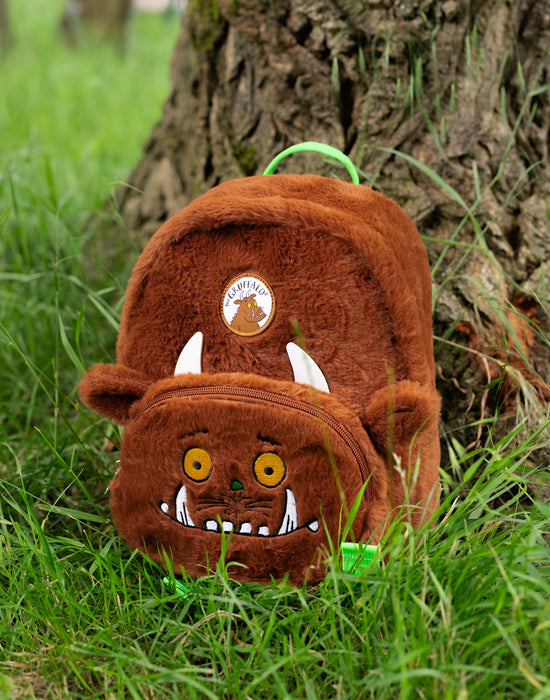 Gruffalo & Friends 3D Novelty Face Unisex Kids Brown Backpack