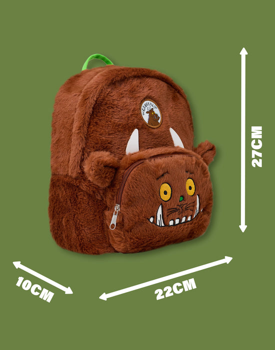 Gruffalo & Friends 3D Novelty Face Unisex Kids Brown Backpack