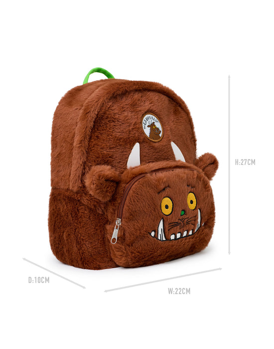 Gruffalo & Friends 3D Novelty Face Unisex Kids Brown Backpack