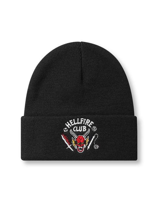 Stranger Things Unisex Black Beanie Hat