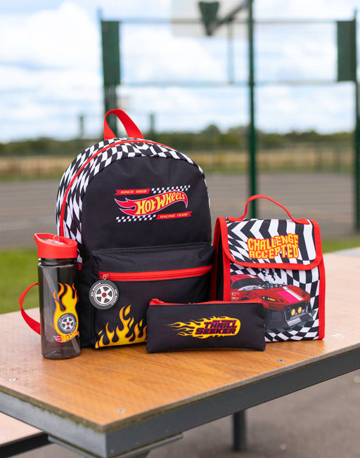 Hot Wheels Boys 4 Piece Backpack Set