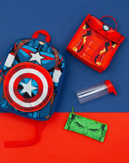 Captain america backpack outlet and lunchbox