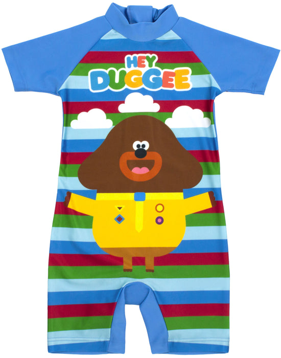 Hey Duggee Duggee Boys Blue 1 Piece Surf Suit