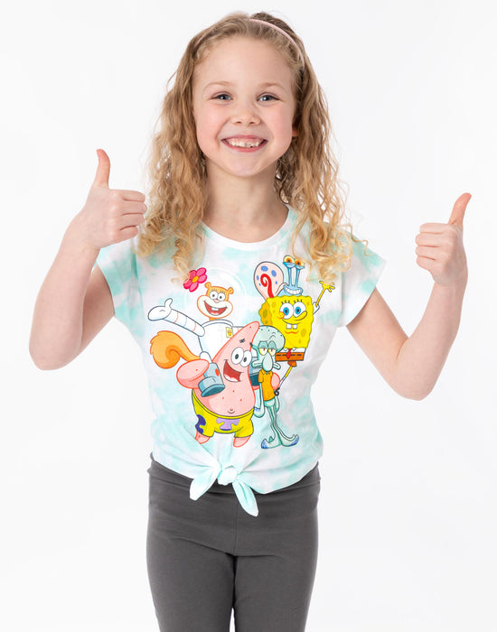 SpongeBob SquarePants Girls Tie Front Top