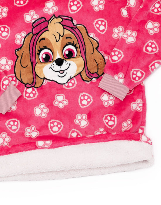 PAW Patrol Girls Skye Pink Blanket Hoodie