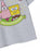 SpongeBob SquarePants F Is For Friends Girls Grey Marl Short Sleeved T-Shirt