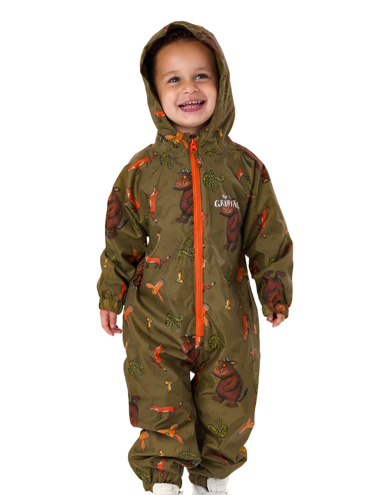 The Gruffalo Kids Waterproof All In One Puddle Suit Rain Coat