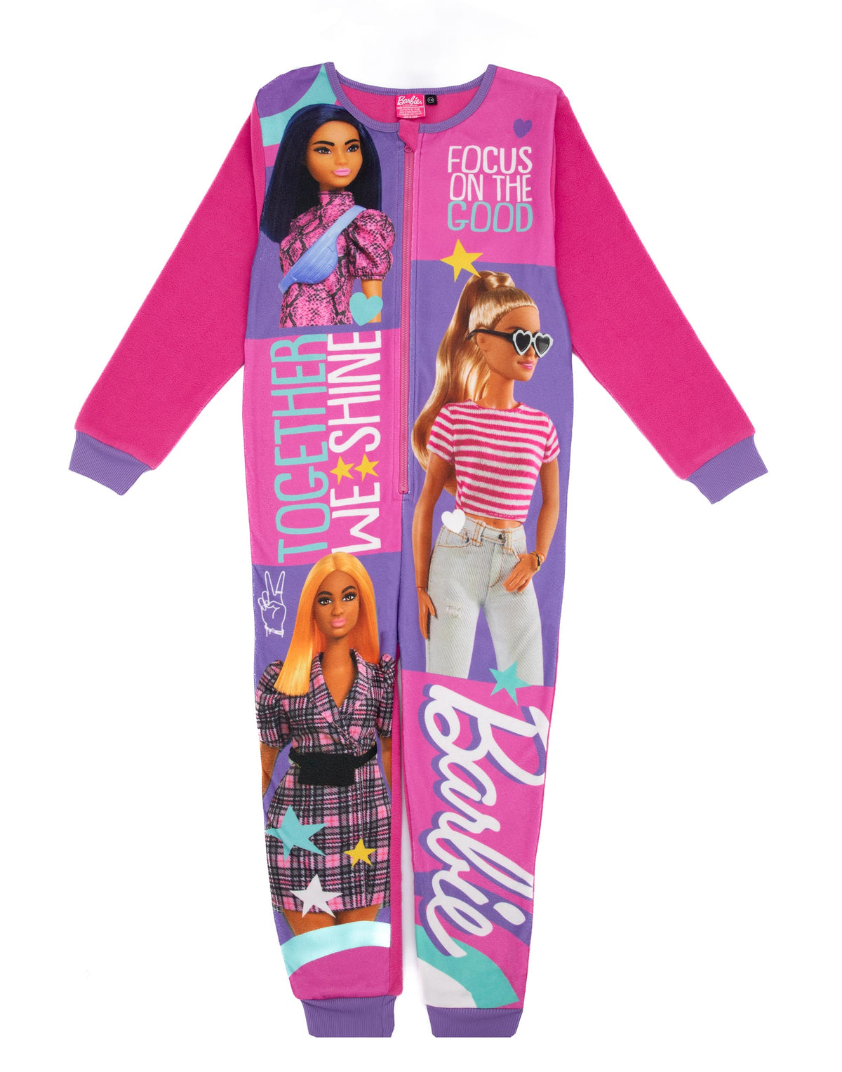 Barbie Girls Pink All-in-One Nightwear — Vanilla Underground