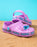 Disney Stitch Girls Purple Clogs