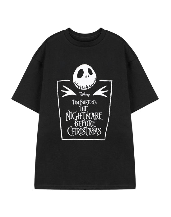 Disney Coffin Unisex Kids Black Short Sleeved T-Shirt