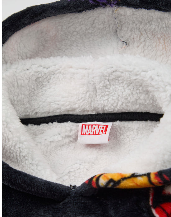 Marvel Character Icons Boys Multicoloured Blanket Hoodie