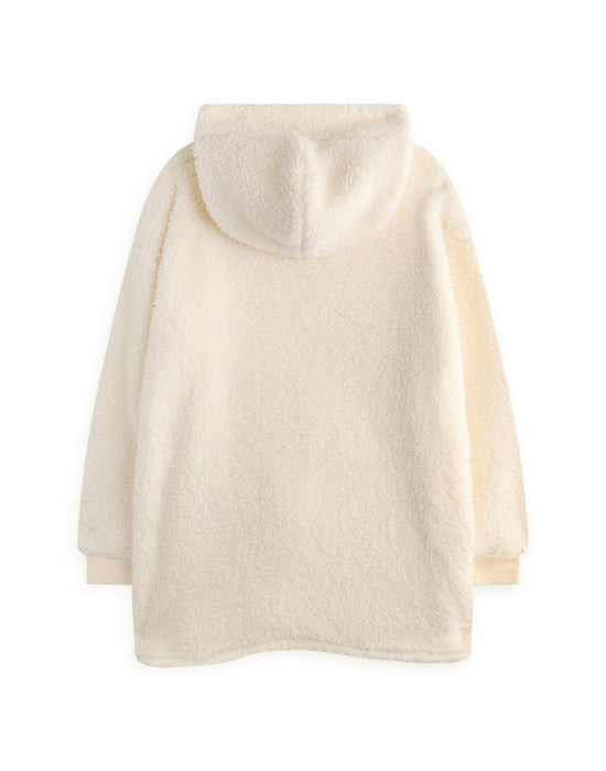 Harry Potter Hedwig Girls Beige Blanket Hoodie