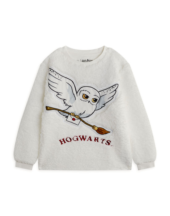 Harry Potter Hedwig Girls Multicoloured Long Sleeve Long Leg Pyjama Set