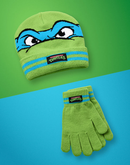 Teenage Mutant Ninja Turtles Boys Beanie Hat & Glove Set