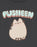 Pusheen Blush Girls Grey Short Sleeved T-Shirt