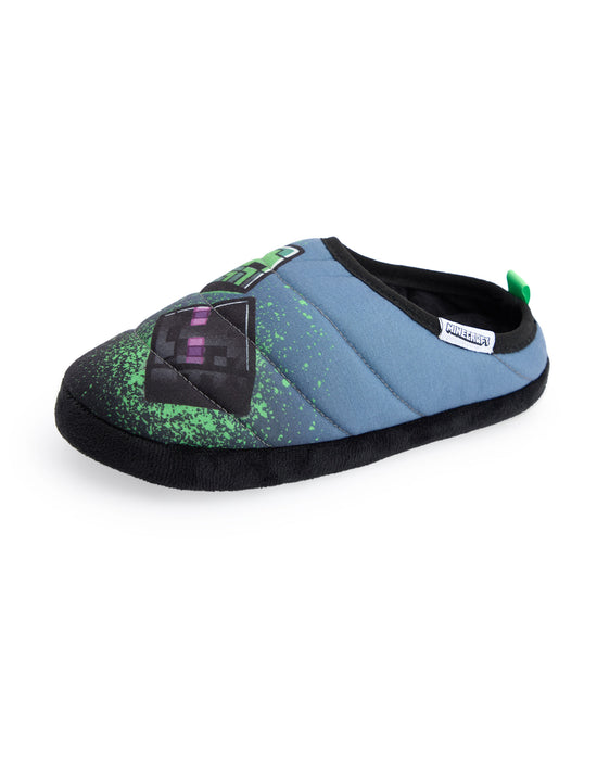 Minecraft Boys Graffiti Slip On Loafer Slippers