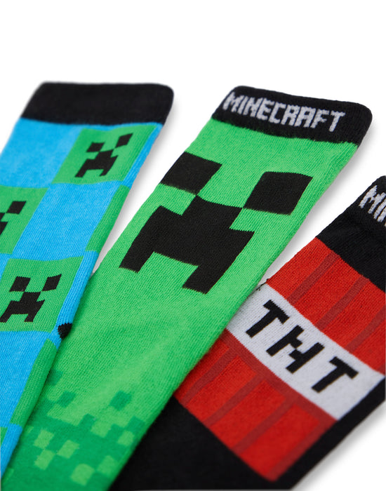 Minecraft Boys Set of 5 Character Socks