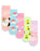 Squishmallows Multi Character Girls Multicoloured Calf Socks Set of 5