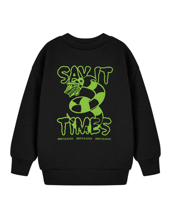 Beetlejuice Kids Black Sweatshirt