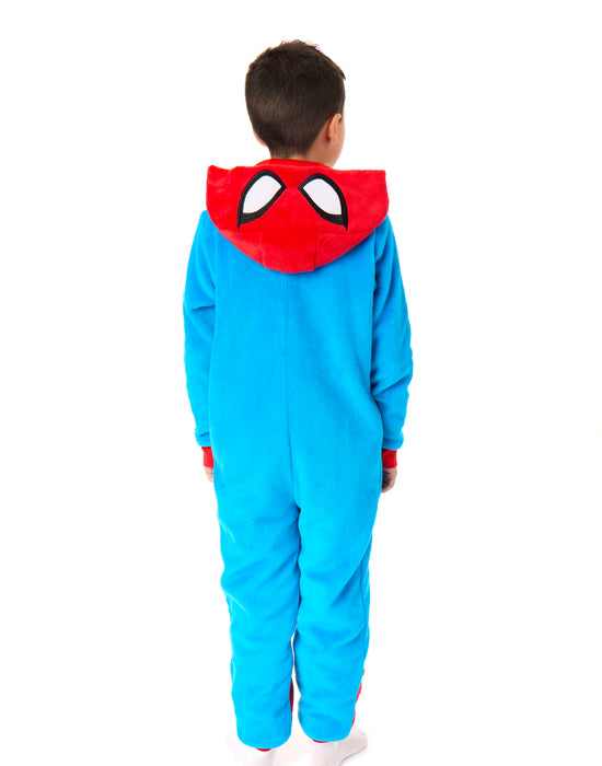 Marvel Character Unisex Kids Blue Onesie