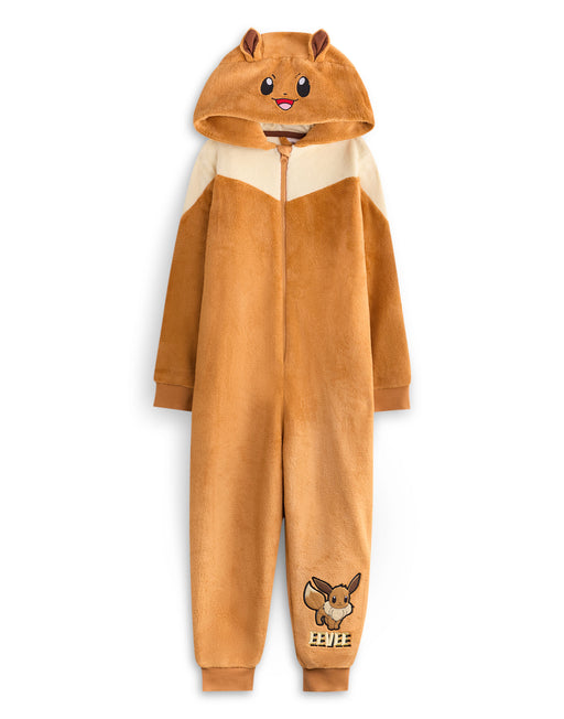 Pokemon Eevee Girls Brown Onesie