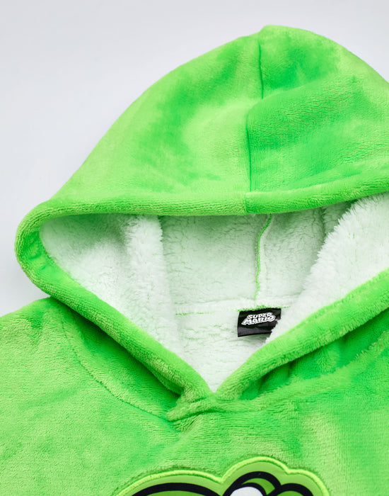 Nintendo Yoshi Unisex Kids Green Blanket Hoodie