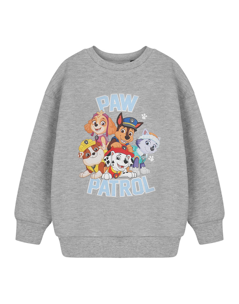 Paw Patrol College Unisex Kids Grey Sweatshirt