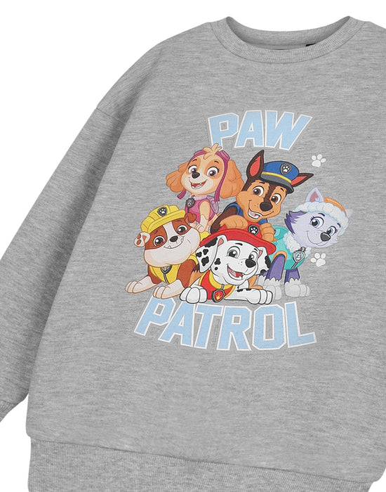 Paw Patrol College Unisex Kids Grey Sweatshirt