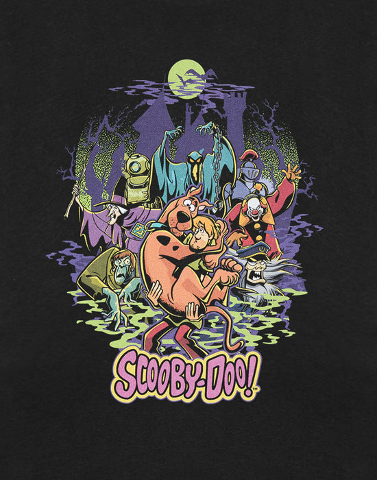 Scooby Doo Scooby Halloween Unisex Kids Black Short Sleeved T-Shirt