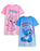 Disney Angel & Stitch Girls Nightdress Pack of 2 Set