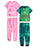 Wicked Glinda & Elphaba Girls Multicoloured Multi-Pack of 2 Short Sleeve Long Leg Pyjama Set