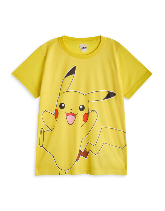 Pokemon Pikachu, Gengar, Charizard Boys Multicoloured Multi-Pack of 3 Short Sleeve Long Leg Pyjama Set