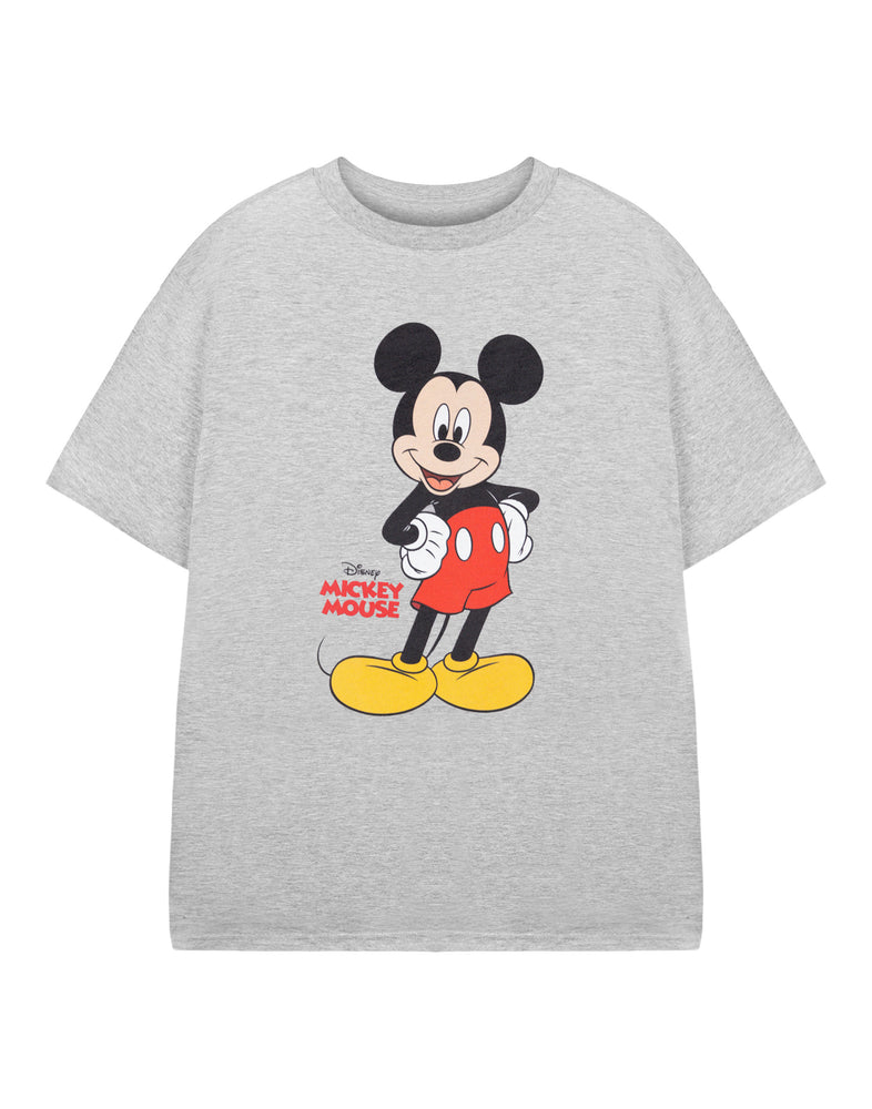 Disney Mickey Mouse Boys Grey Short Sleeved T-Shirt