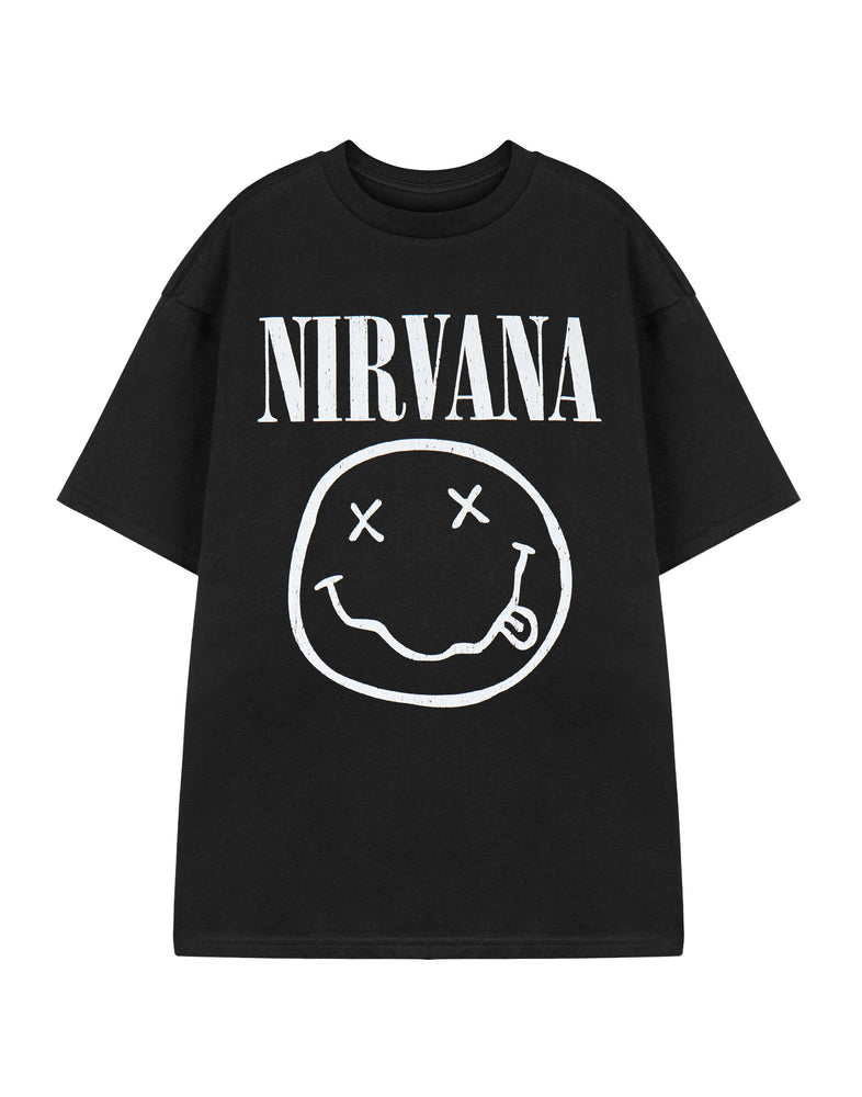 Nirvana t shirt mens best sale