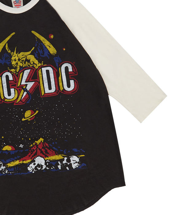 AC/DC Unisex Black Raglan Short Sleeved T-Shirt