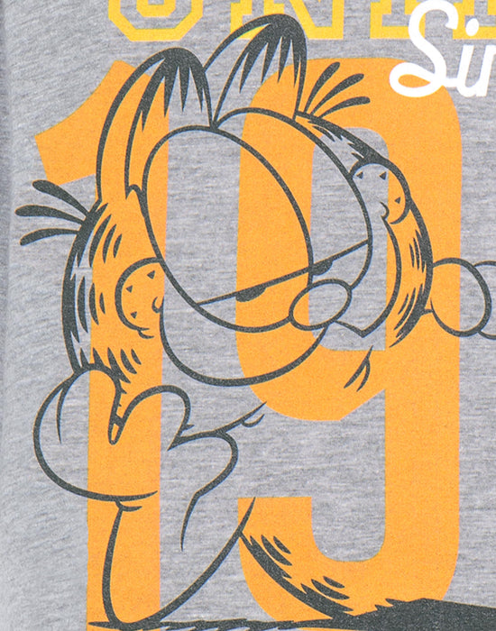 Garfield 1978 Mens Grey Marl Short Sleeved T-Shirt