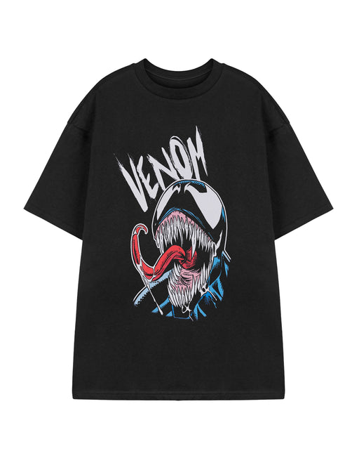 Marvel Venom Mens Black Short Sleeved T-Shirt